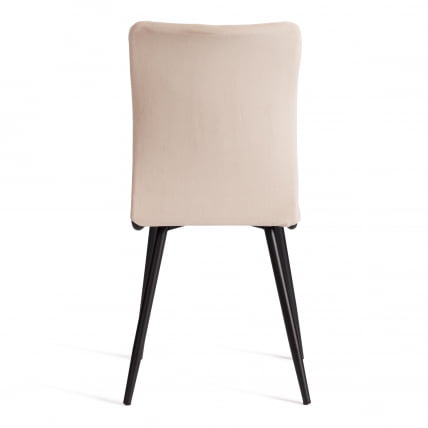 Стул обеденный La Rousse NEW, велюр, бежевый/черный, 7, 45x55x93 см_3