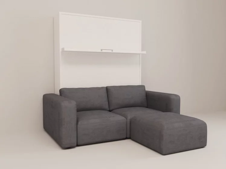 Диван-кровать трансформер Смарт 1 с пуфом К 1600 Венге_2