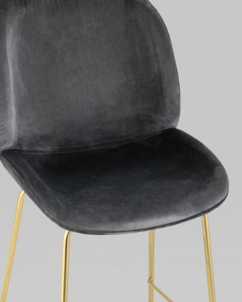 Стул барный Беетле голд Серый / Beetle gold_7