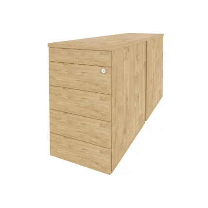 Тумба двойная приставная / опорная (TIP-ON) ONIX O.TPO-2.7 TIP Тиквуд Светлый_0