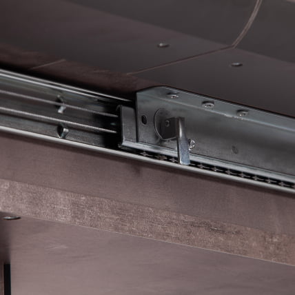 Стол обеденный СКАТ ЛДСП/МДФ, 120-160х80х75 см, Оникс/Графит / SKAT_9