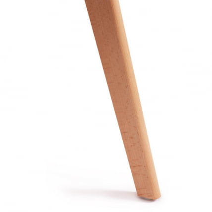 Стул TULIP SOFT (mod. 74) / 1 шт. в упаковке вельвет/дерево , 54 х 47 х 83 см , желтый (HLR 41)/натуральный_6