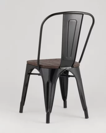 Стул Tolix Wood 850 Черный_4