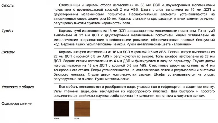 Стол руководителя с тумбой Танго СТ9-R16L + ТВ9-04R Орех_2