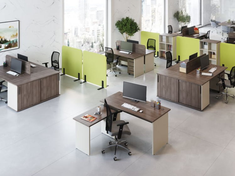 Топ тумбы к прямому/эргономичному столу New Line NLN36376303 Дуб шамони темный_1