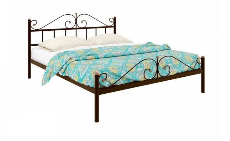 Кровать Диана Plus 1200х1900 Коричневая_0