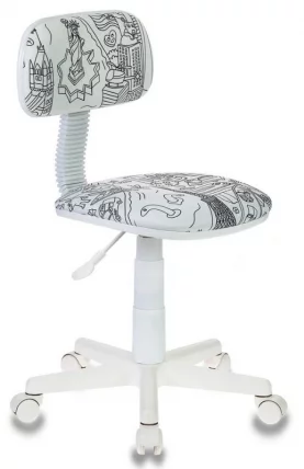 Кресло детское Бюрократ CH-W201NX/PS Белый_0