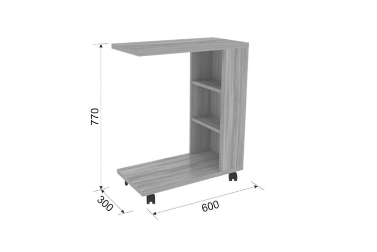 Столик прикроватный Мальта SP-002 белый_1