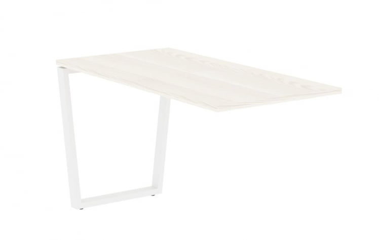 Брифинг-приставка ЕДИС ЕВБ 1367 Ясень Траун Белый / EDIS EVB_0