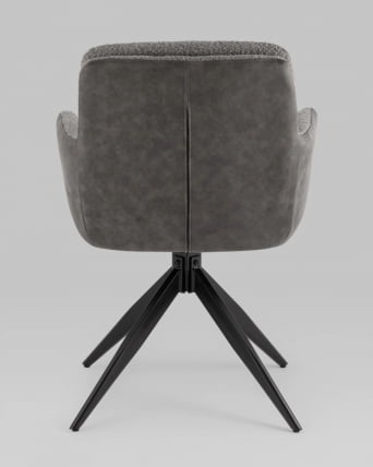 Стул Валдо серый с серой экокожей / Waldo_3