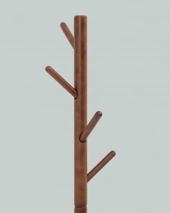 Вешалка напольная Hook Темное дерево_5