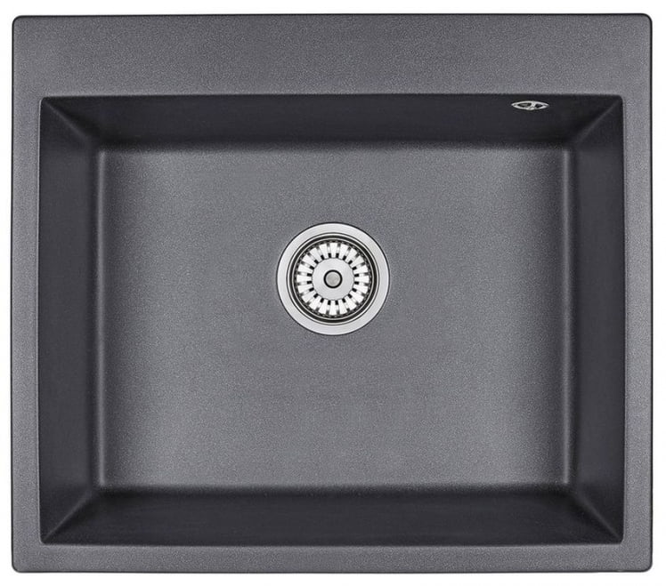 Кухонная мойка GRANULA 6001 Черный_0