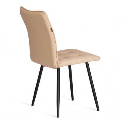 Стул обеденный Бари Бари ЛТ, экокожа, бежевая, 41х55х89 см / Bari Bari LT,_2