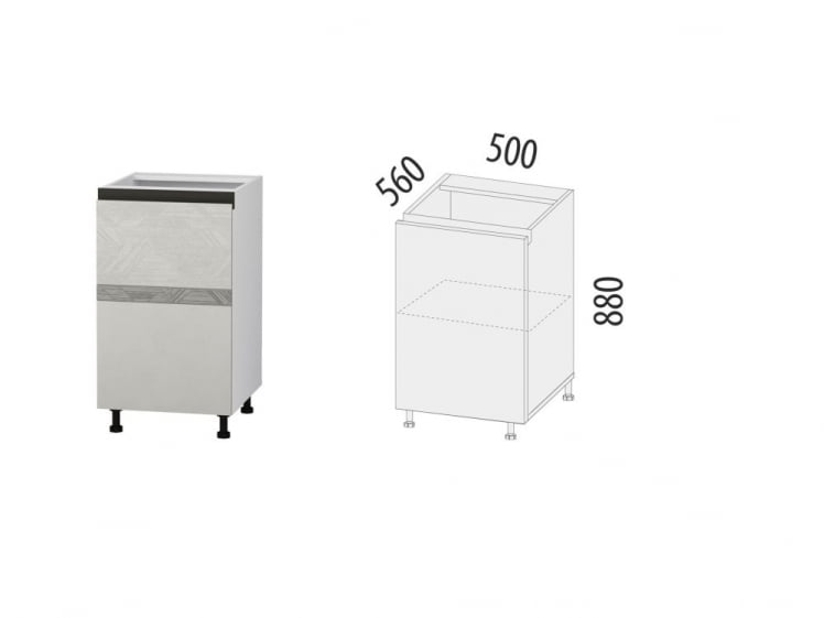 Напольный шкаф (лев/прав) Бостон 104.61_3