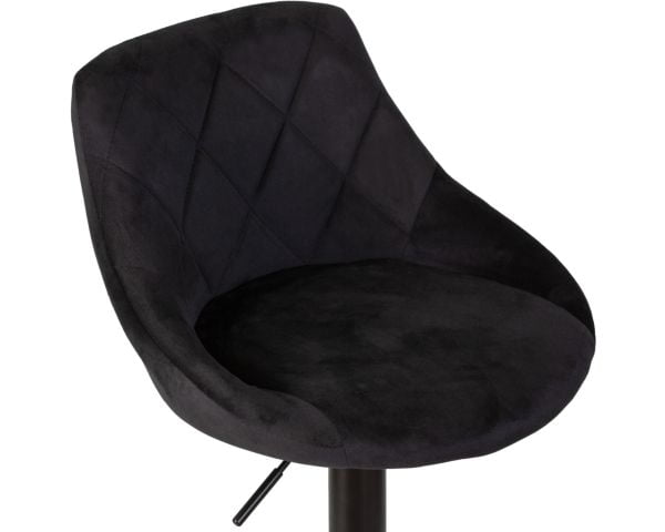 Стул барный ДОБРИН ЛОГАН БЛАCК (черный велюр (МДЖ9-101)) 2 шт / DOBRIN LOGAN BLACK (MJ9-101))_7