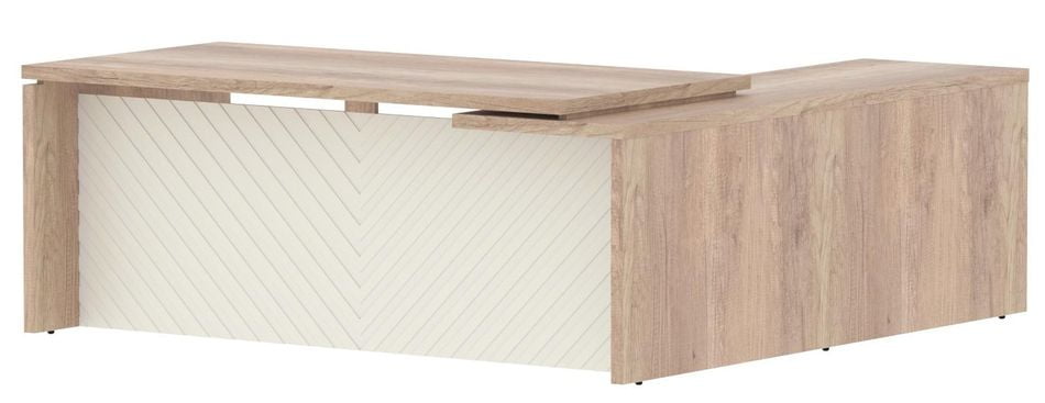 Стол руководителя левый Torr LUX TLCT 2020 L Дуб Каньон Латте_0