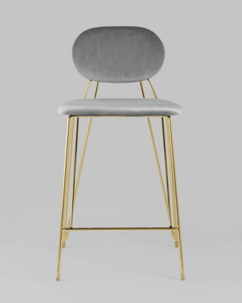 Стул Элис полубарный Светло-серый_1