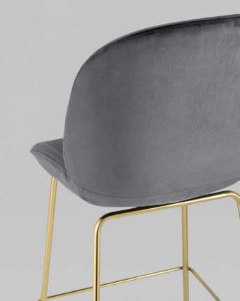 Стул барный Беетле голд Серый / Beetle gold_6