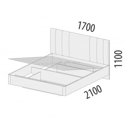Кровать с подъемным механизмом Николь 901.21_6