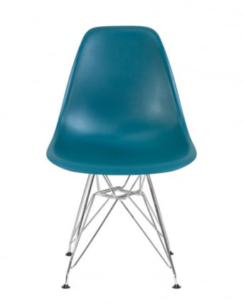 Стул обеденный ДОБРИН ДСР (ножки хром, цвет морской волны (Г-05)) 4 шт / DOBRIN DSR (G-05))_6