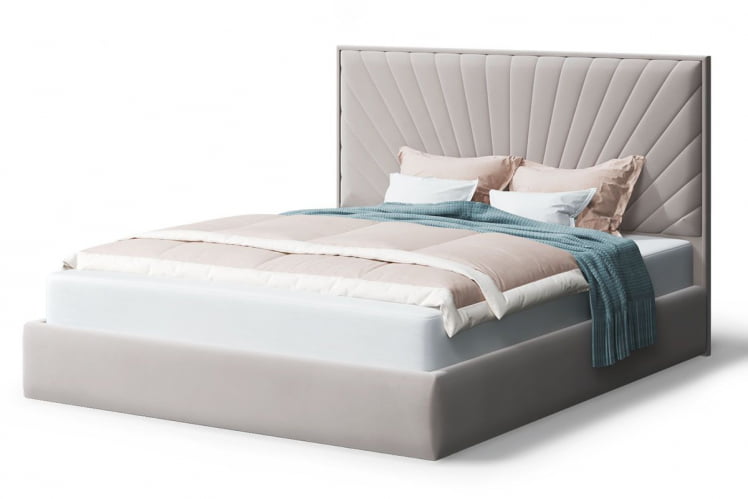 Кровать Леона, 2000*1200 мм, бежевый_0