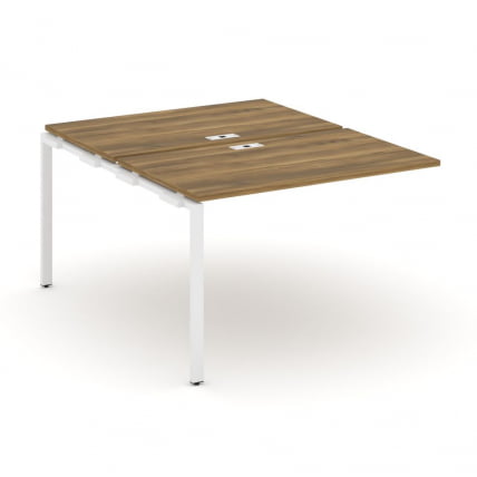 Двойной наборный элемент рабочей станции CONCEPT CN.DNRS-002 Сандал Янтарный Белый_0