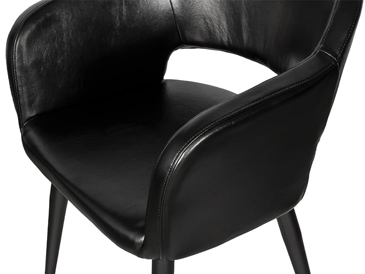 Кресло NEST D экокожа Черный_3