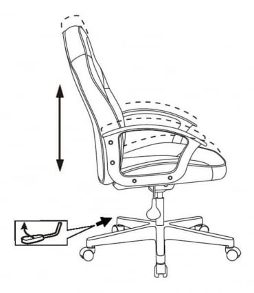 Кресло игровое Zombie 11LT Черный_5