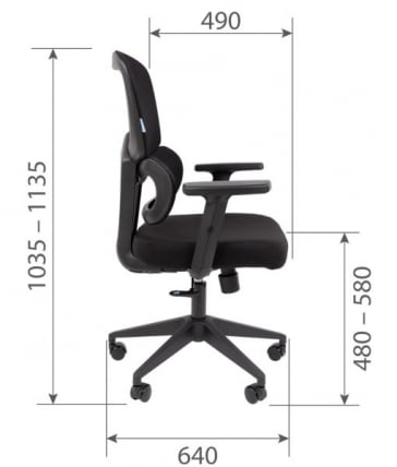 Кресло руководителя Chairman CH560 БП Черный_7