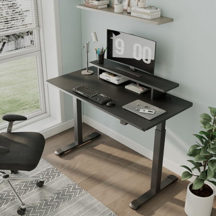 Стол для для компьютера c электрической регулировкой по высоте EUREKA ERK-SM47-B_4