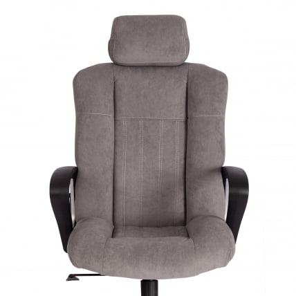 Кресло OXFORD хром флок , серый, 29_5