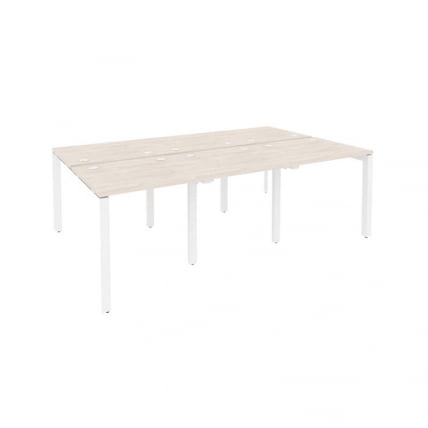 Рабочая станция на П-образном м/к ОНИКС О.МП-Д.РС-6.0.7 Денвер Светлый/Белый / ONIX O.MP-D.RS-6.0.7_0