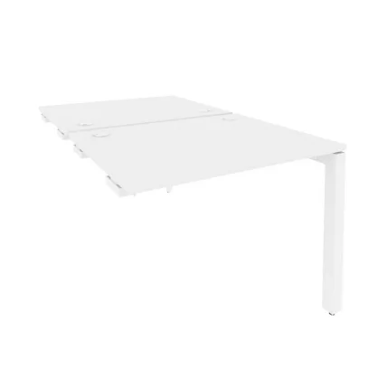 Стол-приставка двойной на П-образном м/к к опорным элем. ONIX O.MP-D.SPR-1.8 Белый Бриллиант_0