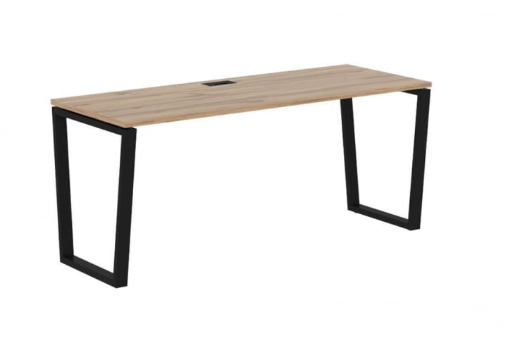 Стол письменный ЕДИС ЕВСТ 1767 Дуб Денвер светлый Черный / EDIS EVST_0