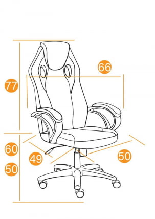 Кресло RACER GT MILITARY кож/зам/ткань, розовый/бордо, TW 13_4