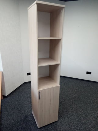 Шкаф высокий полуоткрытый Glassy 6.19.12Пр Туя_5