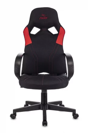 Геймерское кресло Бюрократ ZOMBIE RUNNER Черный-красный_1