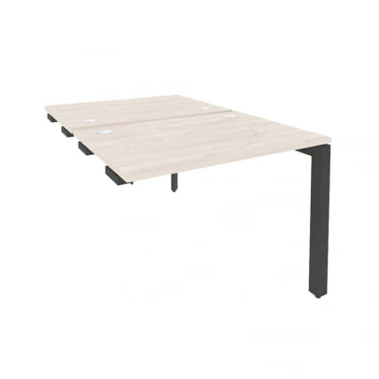 Стол-приставка двойной на П-образном м/к к опорным элем. ОНИКС О.МП-Д.СПР-1.7 Денвер Светлый/Антрацит / ONIX O.MP-D.SPR-1.7_0