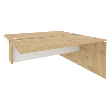 Стол-приставка двойной к опорным элементам ОНИКС О.Д.СПР-4.8 Тиквуд Светлый/Белый / ONIX O.D.SPR-4.8_0