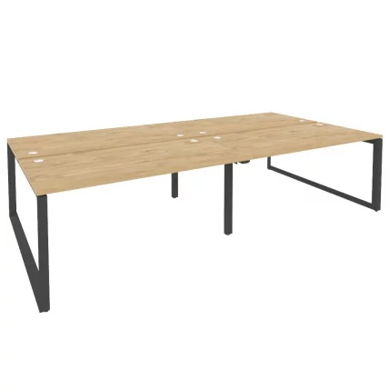 Рабочая станция на О-образном м/к ОНИКС О.МО-Д.РС-4.4.8 Тиквуд Светлый/Антрацит / ONIX O.MO-D.RS-4.4.8_0