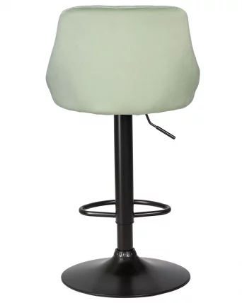 Стул барный DOBRIN LOGAN BLACK Мятный велюр MJ9-87_4