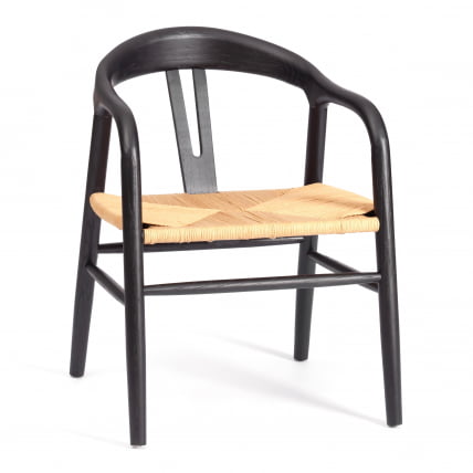 Стул ВАЛИ дерево вяз, черный, 50х46х77 см / VALI_0