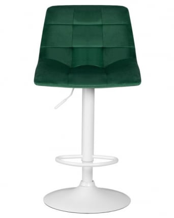 Стул барный ДОБРИН ТАИЛОР ВХИТЕ (зеленый велюр (МДЖ9-88)) 2 шт / DOBRIN TAILOR WHITE (MJ9-88))_6
