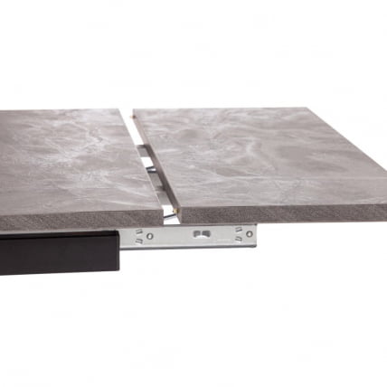 Стол VIGO ЛДСП/HPL/металл, 120 x 80 x 30 х 30 х 75 см, Гранит темный/черный_10