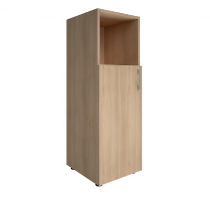 Шкаф книжный средний полуоткрытый без топа ЙАЛТА ЛТ-СУ 2.1Л Снежная Платина / YALTA LT-SU 2.1L_0