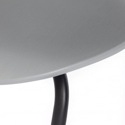 Стул Jacobsen (mod DC 102) пластик/металл, 50 х 46 х 82 см , серый 024/черный_6