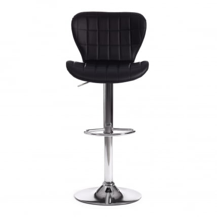 Стул барный AVIONIC (mod. KY712A) металл/экокожа, 45*53*86-107 см, черный/хром_4