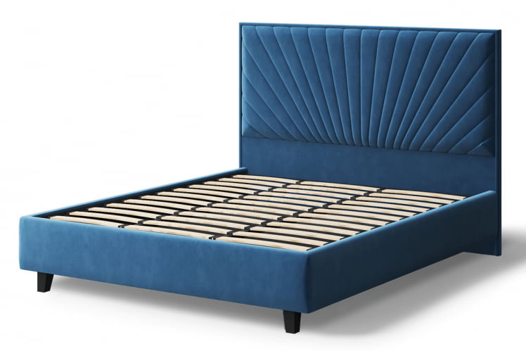 Кровать Леона, 2000x1600мм, синий_2