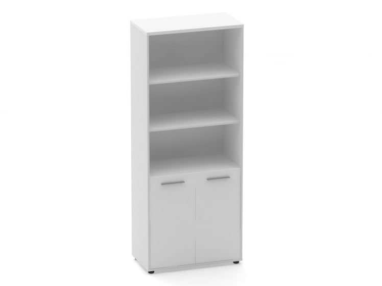 Шкаф 4 широкий верх открытый, низ закрытый Deka 10.19.111 Белый_0