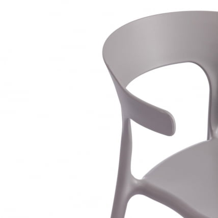 Стул TON (mod. PC33) пластик, 48 x 48 x 74 см, темно-серый (Dark grey NX-GR-20)_6